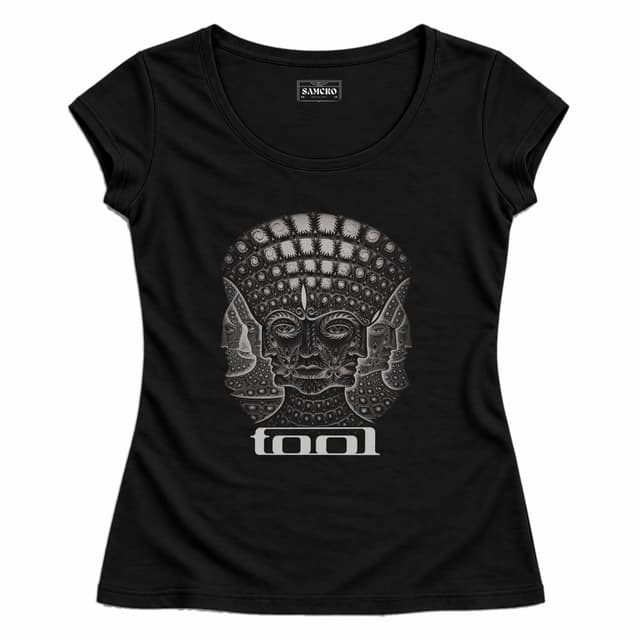 Tool - 10000 Days BW — Mujer entallada, Negro