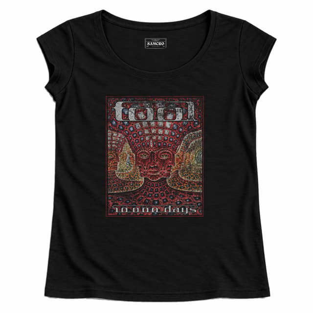 Tool - 10000 Days Vintage — Mujer recta, Negro