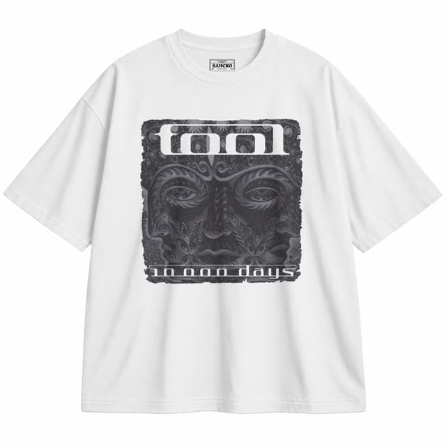 Tool 4 — Unisex oversize, Blanco
