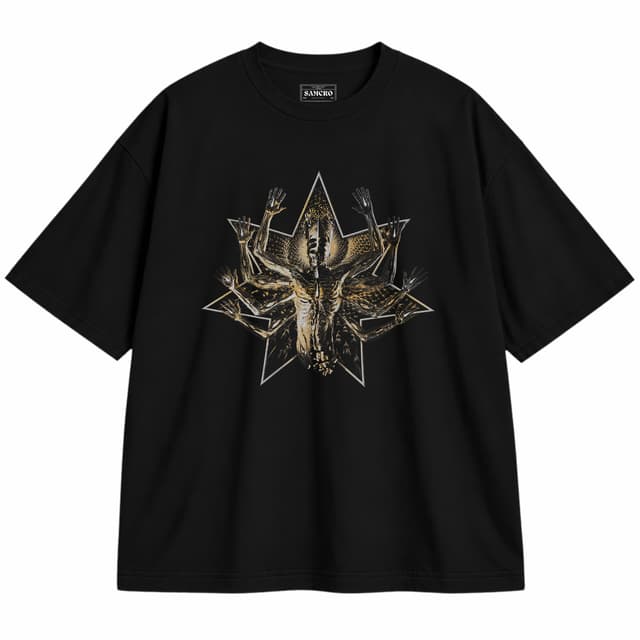 Tool - Destroyer Estrella — Unisex oversize, Negro