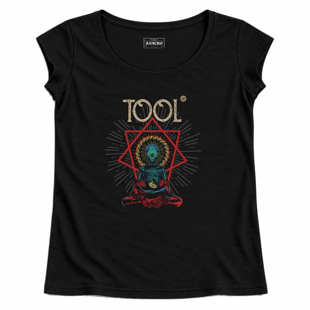 Tool - Meditacion Hexagrama — Mujer recta, Negro