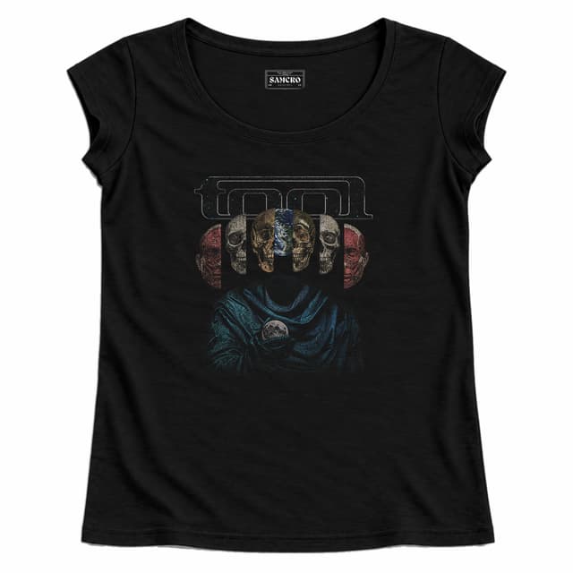 Tool - Reflection Calaveras — Mujer recta, Negro