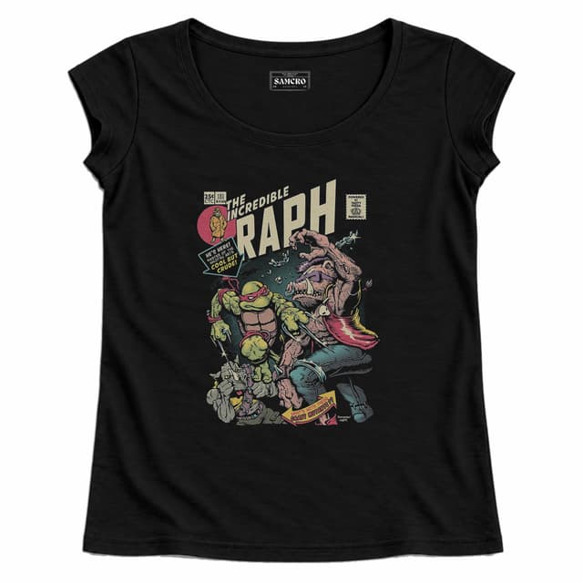 Tortugas Ninja 2 — Mujer recta, Negro