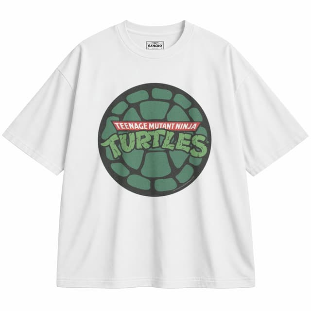 Tortugas Ninja 4 — Unisex oversize, Blanco