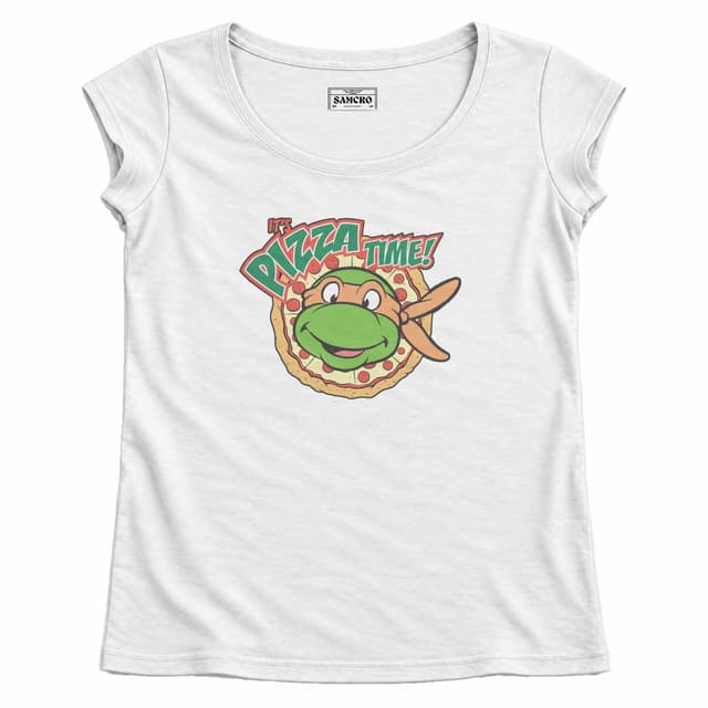 Tortugas Ninja 5 — Mujer recta, Blanco