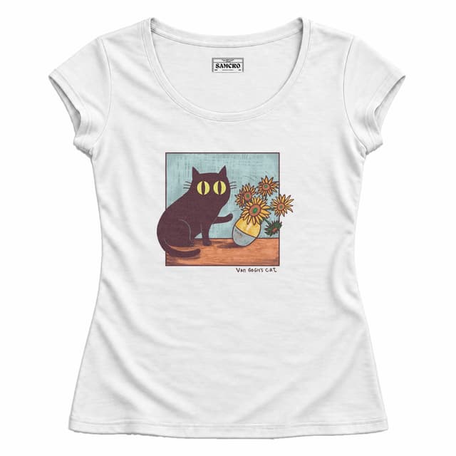 van gogh´s cat — Mujer entallada, Blanco