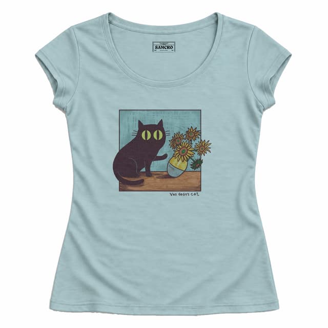 van gogh´s cat — Mujer entallada, Celeste