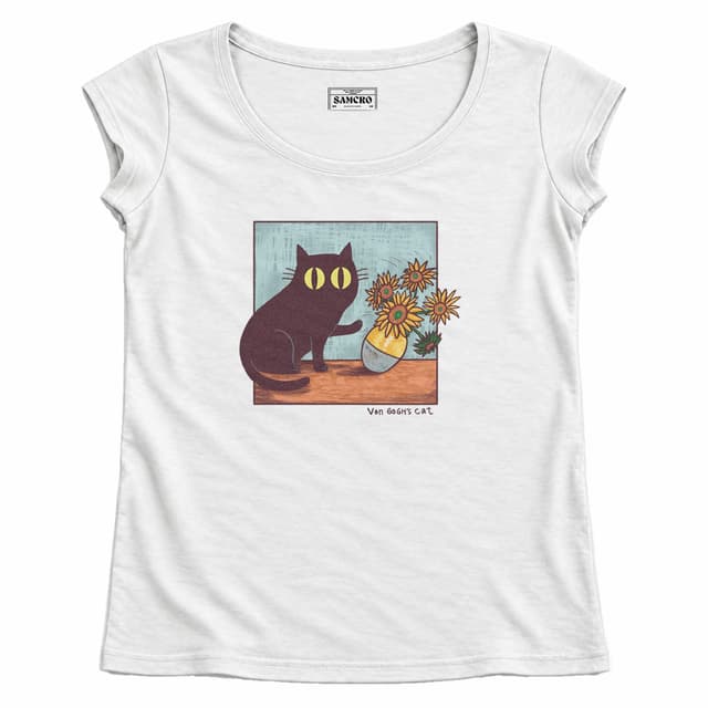 van gogh´s cat — Mujer recta, Blanco