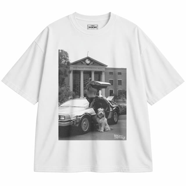 Volver al Futuro 11 — Unisex oversize, Blanco