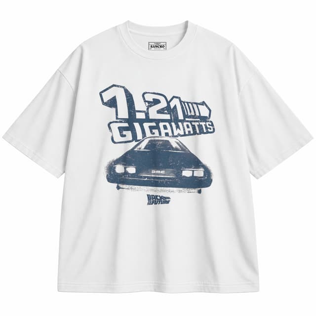Volver al Futuro 14 — Unisex oversize, Blanco