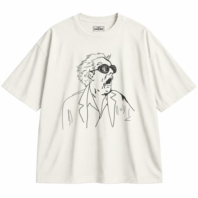 Volver al Futuro 5 — Unisex oversize, Crema