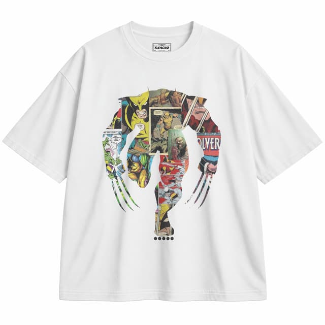 X men 4 — Unisex oversize, Blanco