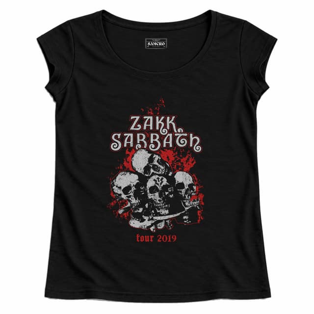 Zakk Sabbath - Skulls — Mujer recta, Negro