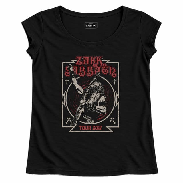 Zakk Sabbath - Tour 2017 — Mujer recta, Negro