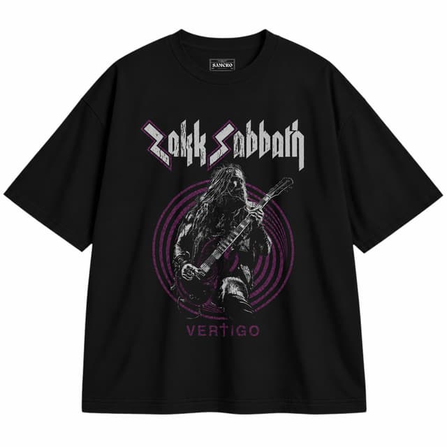 Zakk Sabbath - Vertigo — Unisex oversize, Negro
