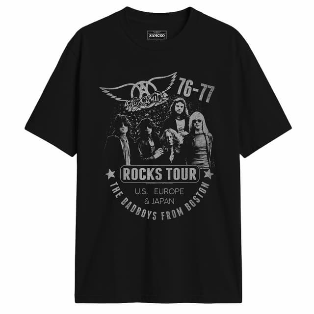 Aerosmith - 77 Rocks Tour — Negro