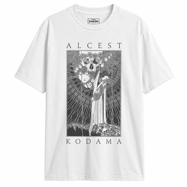 Alcest - Faces Skull Inverted — Blanco