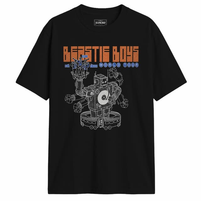 Beastie Boys - World Tour Robot Members — Negro