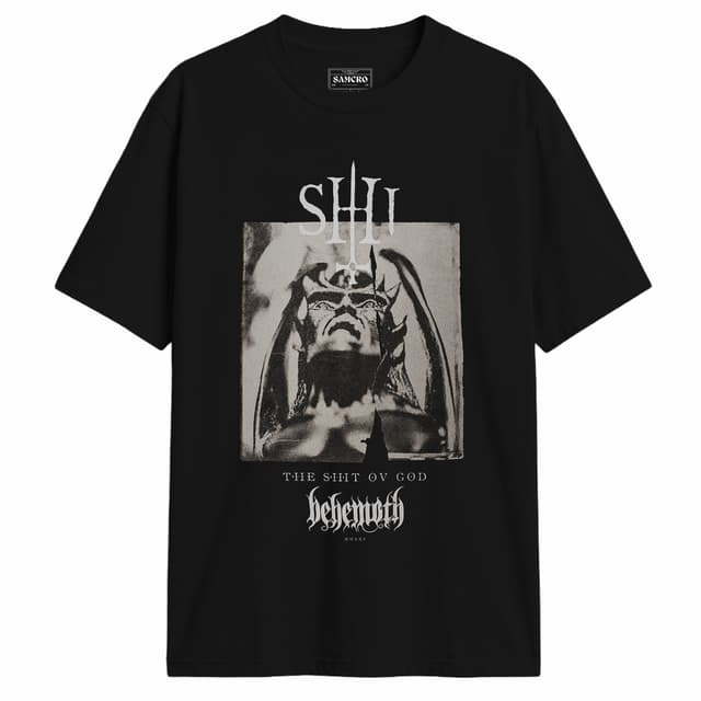 Behemoth - The Shit Ov God Parchment — Negro
