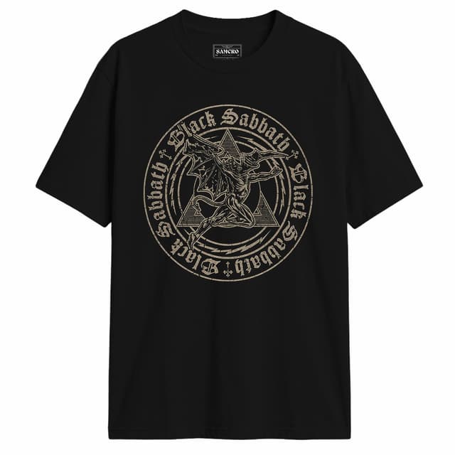 Black Sabbath - Henry Pyramid Emblem — Negro