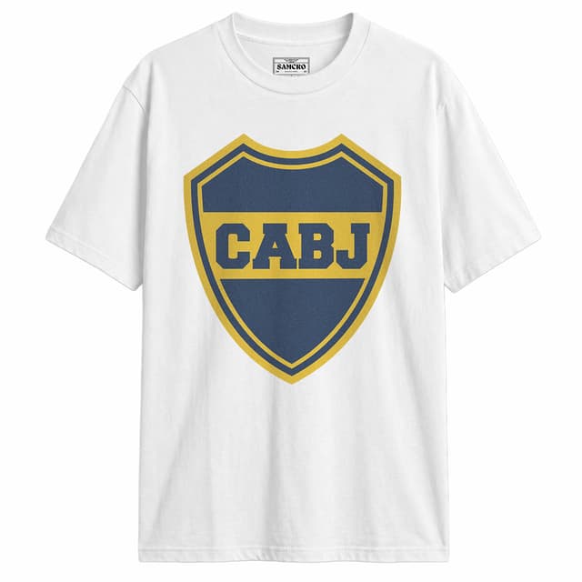 Boca Juniors - Escudo Cabj Liso — Blanco
