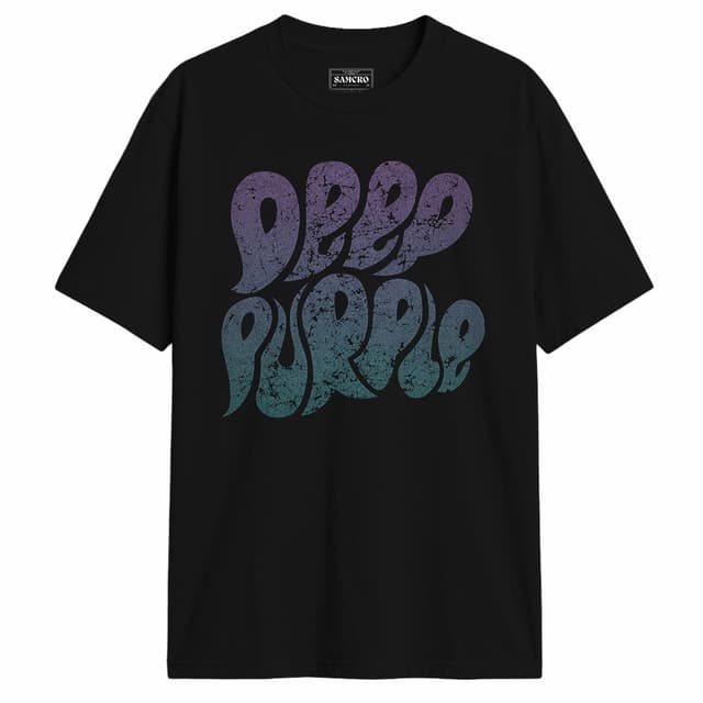 Deep Purple - Bubble Logo — Negro