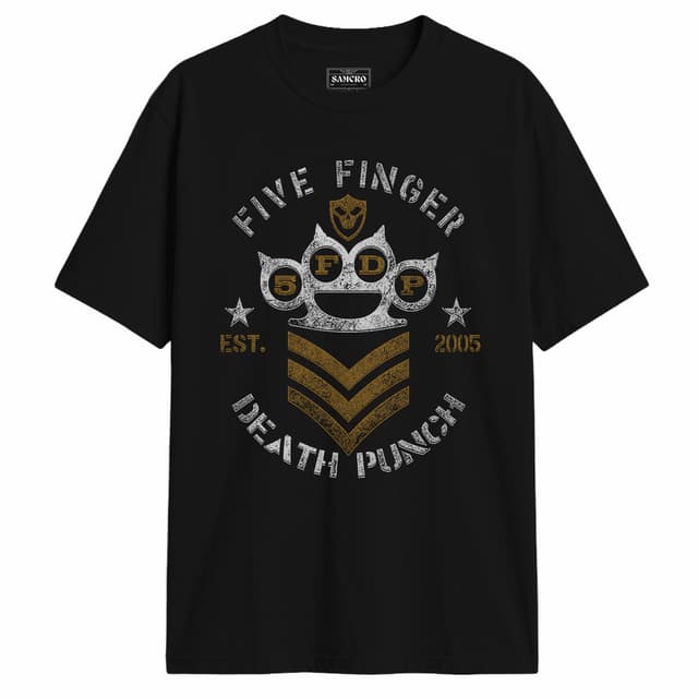 Five Finger Death Punch - Chevron — Negro