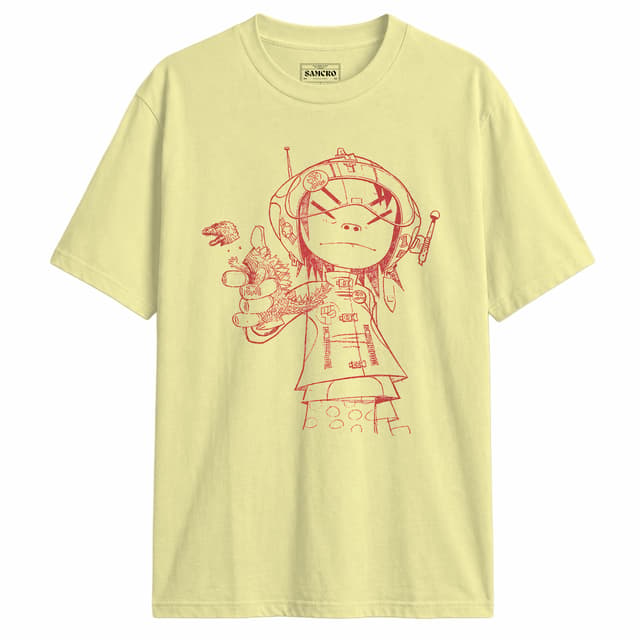 Gorillaz - Noodle Line Drawing — Amarillo