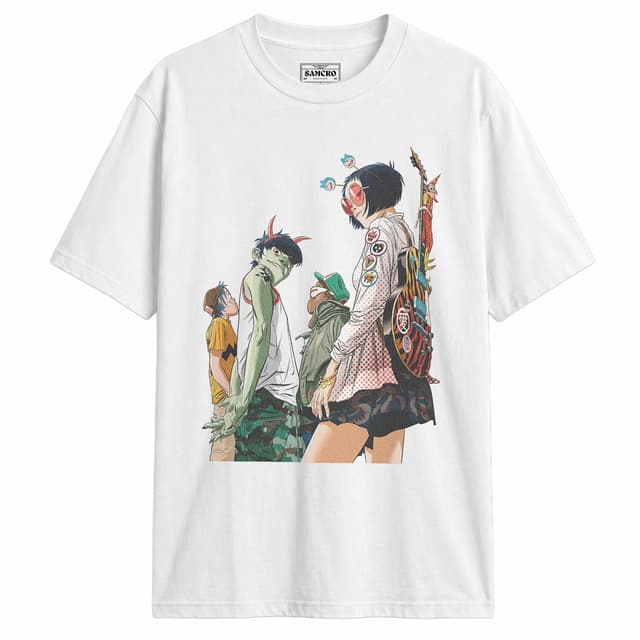 Gorillaz - Tottenham Group Shot — Blanco