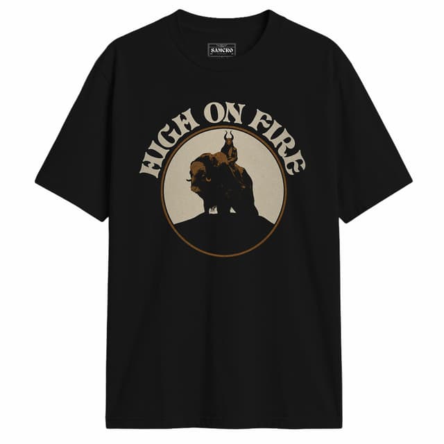 High on Fire - Musk Ox Rider Black — Negro