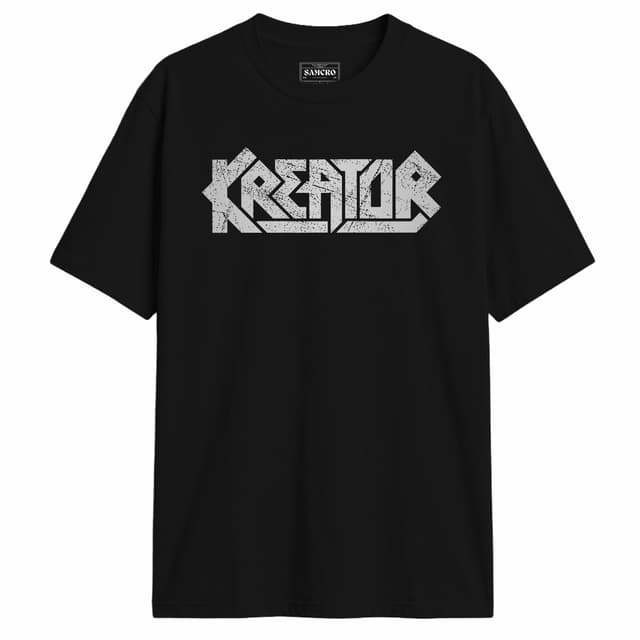 Kreator - Logo Satan Is Real — Negro
