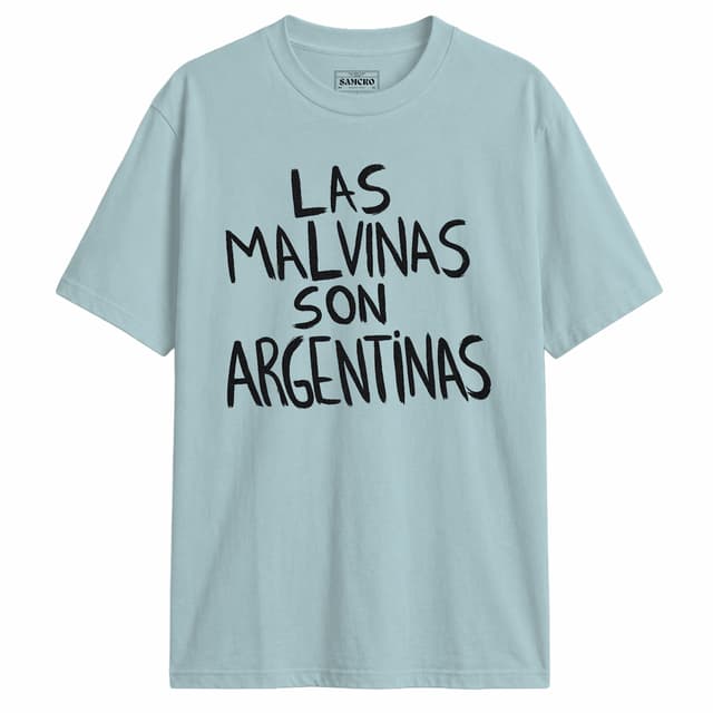 Las malvinas son argentinas — Celeste