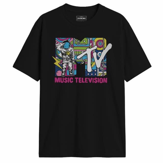 MTV - Moonman Doodle Logo — Negro
