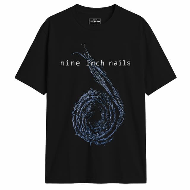 Nine Inch Nails - Blue Spiral — Negro