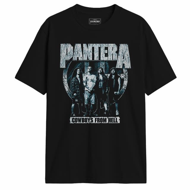 Pantera - Cowboys from Hell Band Photo — Negro