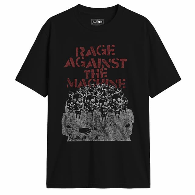 Rage Against the Machine - Crowd Masks — Negro