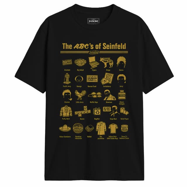 Seinfeld - Abcs Icons — Negro