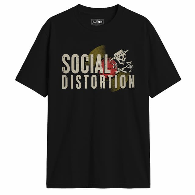 Social Distortion - Born to Kill Record — Negro