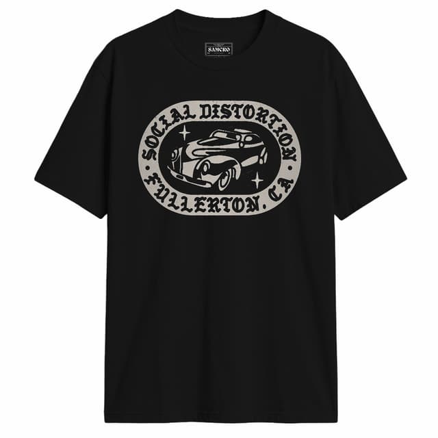 Social Distortion - Fullerton Car Indigo — Negro