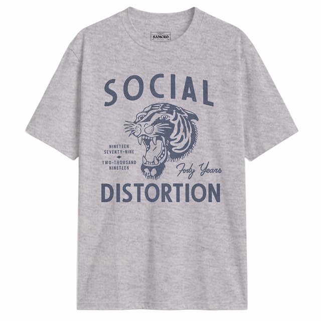Social Distortion - Tiger Head — Gris