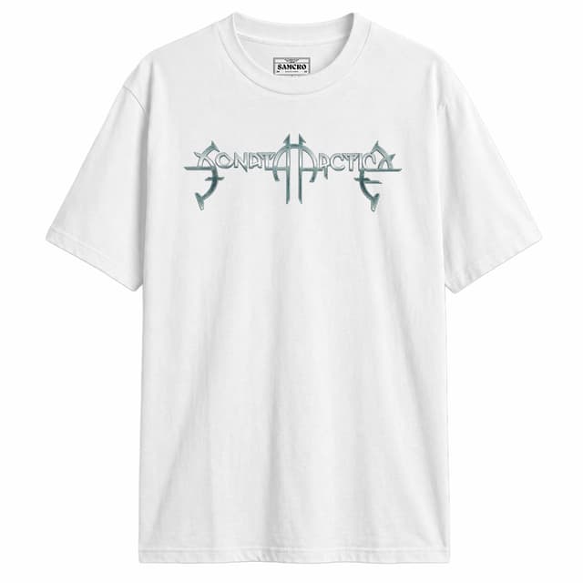 Sonata Arctica - Blue on White Logo — Blanco
