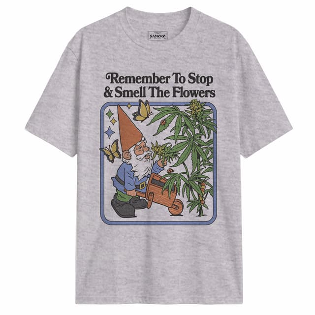 Stop and smell the flowers — Gris