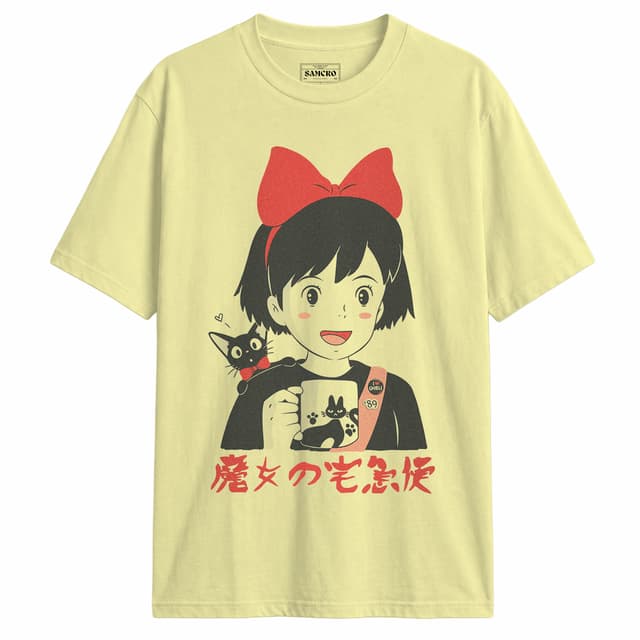 Studio Ghibli - Kikis Delivery Service Retro Portrait — Amarillo