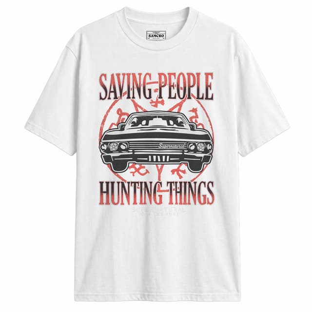 Supernatural - Saving People Hunting Things — Blanco