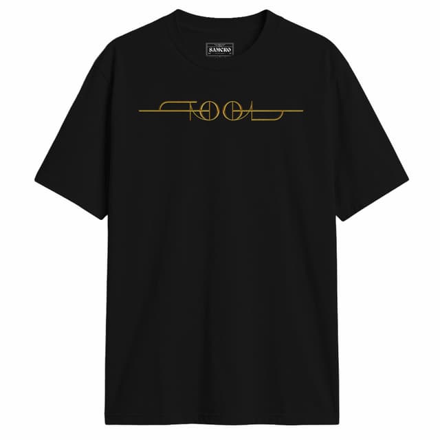 Tool - Logo Dorado — Negro