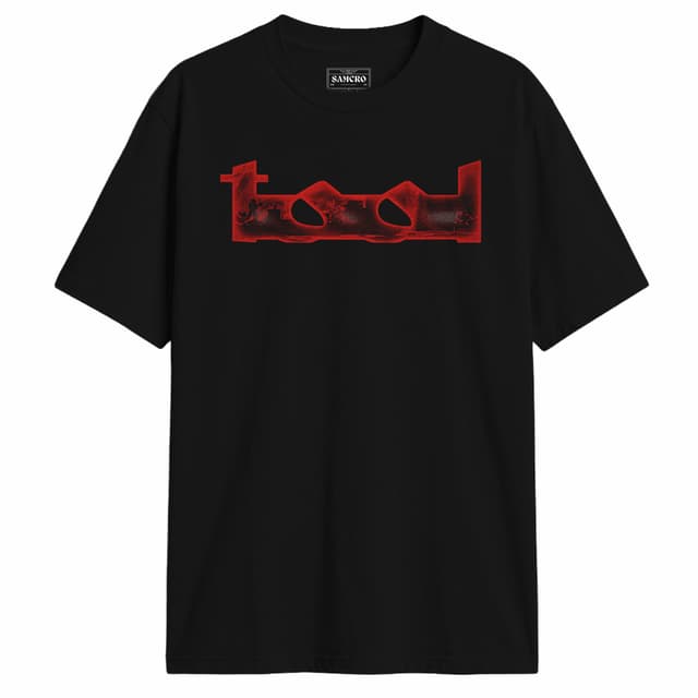 Tool - Logo Rojo — Negro