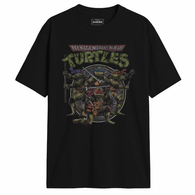 Tortugas Ninja - 1990 This Is No Cartoon — Negro