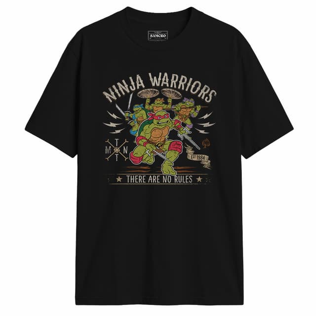 Tortugas Ninja - Ninja Warriors no Rules — Negro