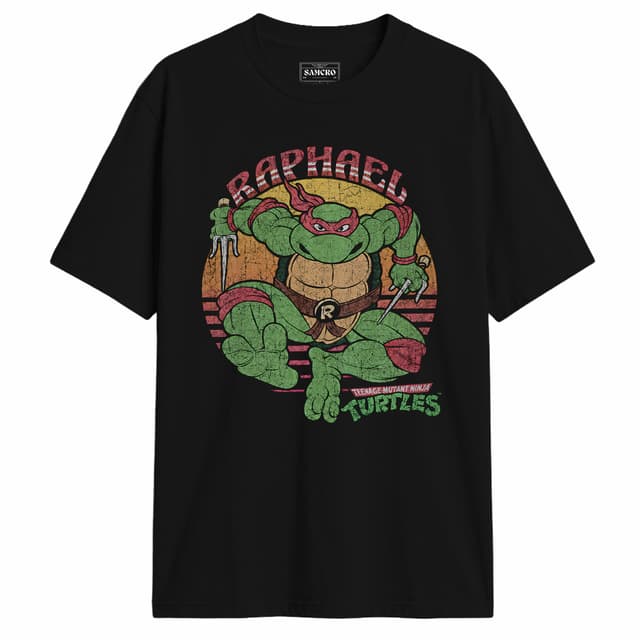 Tortugas Ninja - Raphael Sunset Sai — Negro
