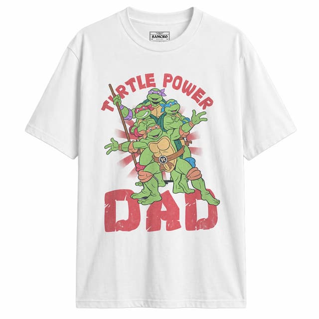 Tortugas Ninja - Turtle Power Dad — Blanco